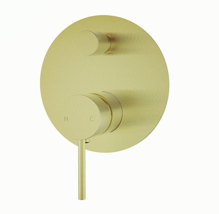 IKON Hali Wall Diverter Mixer - Ideal Bathroom CentreHYB88-501BGBrushed Gold