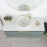 Marquis Riviera All Drawer Wall Hung Vanity - Ideal Bathroom CentreRiviera 1Dekton600mmDektonCentre Bowl