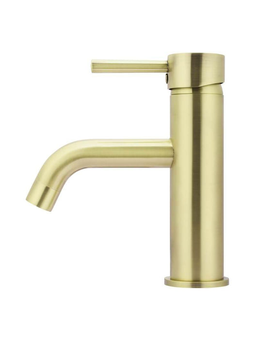 Meir Piccola Basin Mixer Curved - Ideal Bathroom CentreMB03XS-PVDBBTiger Bronze