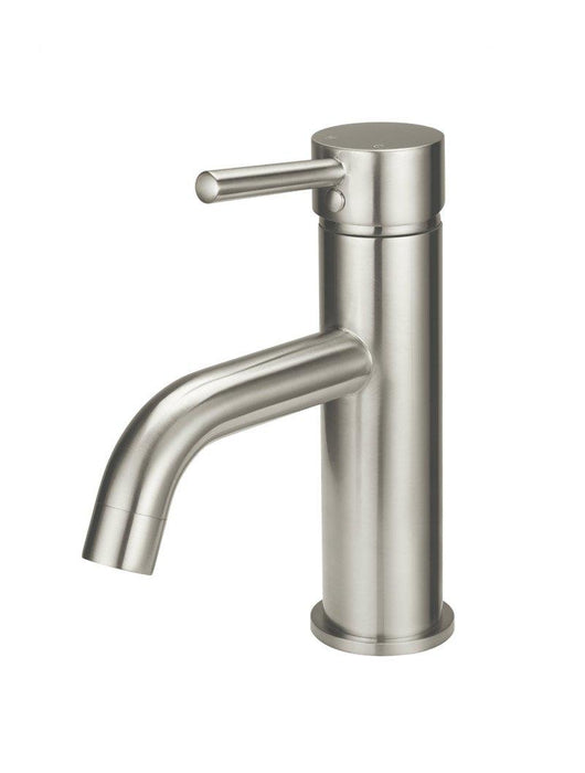 Meir Piccola Basin Mixer Curved - Ideal Bathroom CentreMB03XS-PVDBNBrushed Nickel