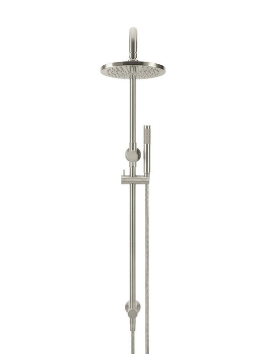 Meir Round Combination Shower Rail, 200mm Rose, Single Function Hand Shower - Ideal Bathroom CentreMZ0704-R-PVDBNBurshed Nickel