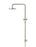 Meir Round Combination Shower Rail, 200mm Rose, Single Function Hand Shower - Ideal Bathroom CentreMZ0704-R-PVDBNBurshed Nickel