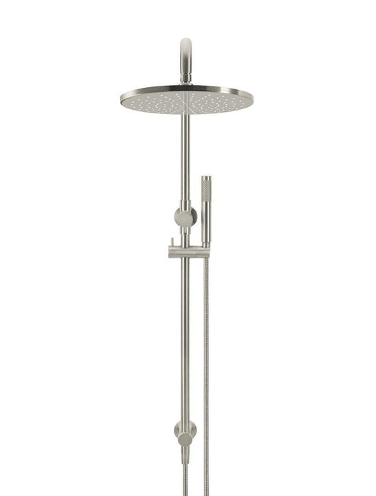 Meir Round Combination Shower Rail, 300mm Rose, Single Function Hand Shower - Ideal Bathroom CentreMZ0706-R-PVDBNBrushed Nickel