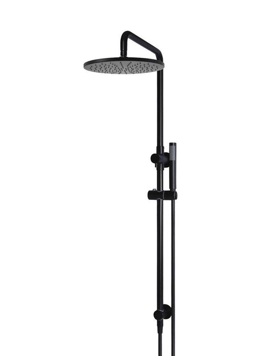 Meir Round Combination Shower Rail, 300mm Rose, Single Function Hand Shower - Ideal Bathroom CentreMZ0706-RMatte Black