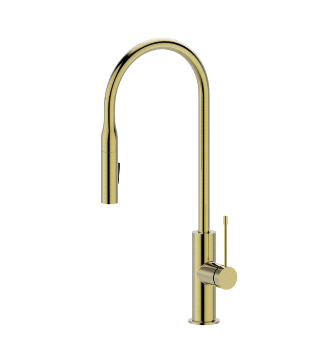 Milano Aziz Pull Out Sink Mixer - Ideal Bathroom CentrePCC1002BGBrushed Gold