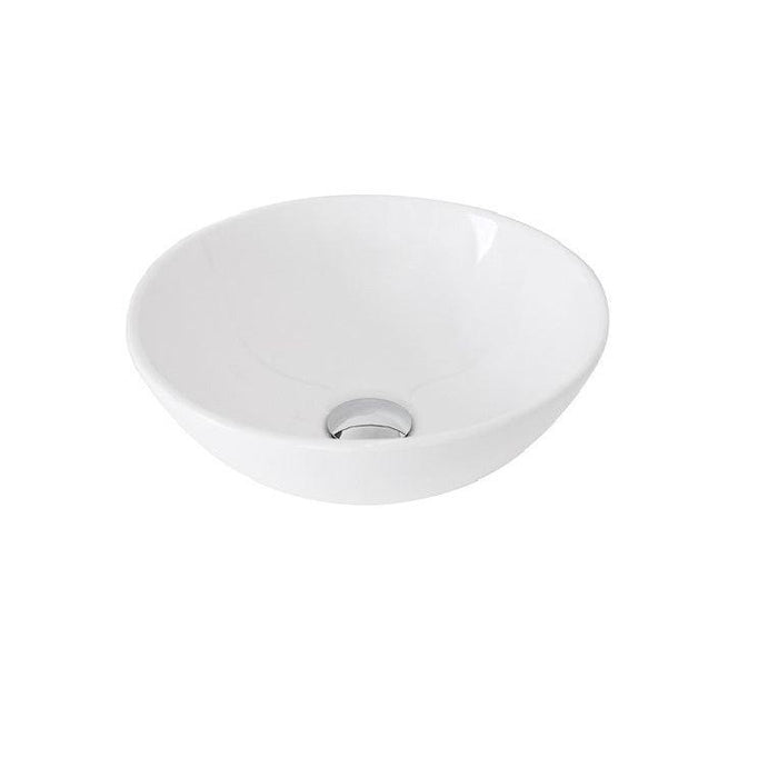 Milano Celine 360mm Ceramic Above Counter Basin - Ideal Bathroom CentreEL3636GGloss White