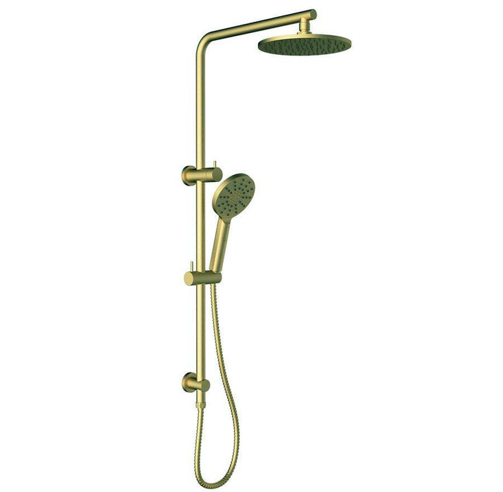 Milano Cora Round Twin Shower - Ideal Bathroom CentrePHC4502R-BGBrushed Gold