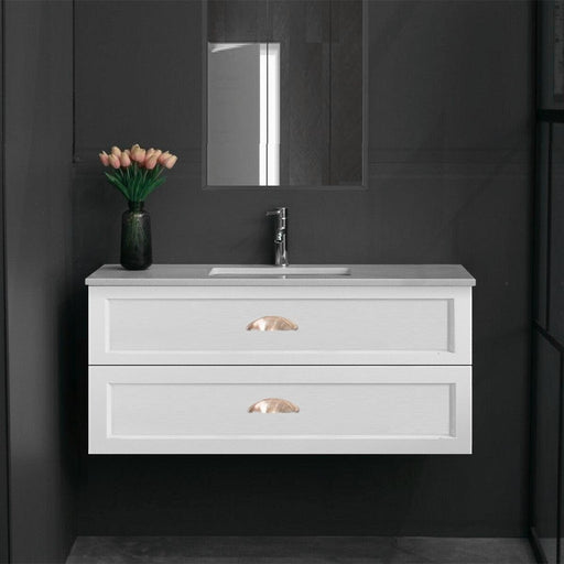 MILANO Federation 1200mm Wall Hung Vanity - Ideal Bathroom CentreFEDE1200WH1Ceramic Top