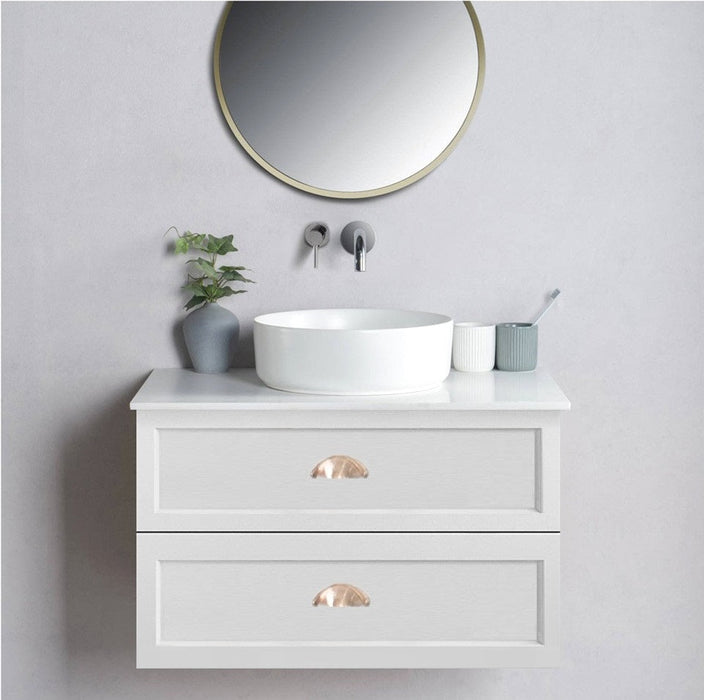 MILANO Federation 750mm Wall Hung Vanity - Ideal Bathroom CentreFEDE750WH1Ceramic Top