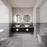 Milano Flow Wall Hung Vanity Black Oak - Ideal Bathroom CentreFL1500B1500mmDouble Bowl