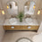 Milano Flow Wall Hung Vanity Natural Oak - Ideal Bathroom CentreFL1500N1500mmDouble Bowl