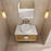 Milano Flow Wall Hung Vanity Natural Oak - Ideal Bathroom CentreFL750N750mmCentre Bowl