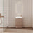 Milano Flute 460mm Small Space Vanity - Ideal Bathroom CentreFLU4625FSR-LIGHT OAKLight OakFreestandingRight Hand Hinge