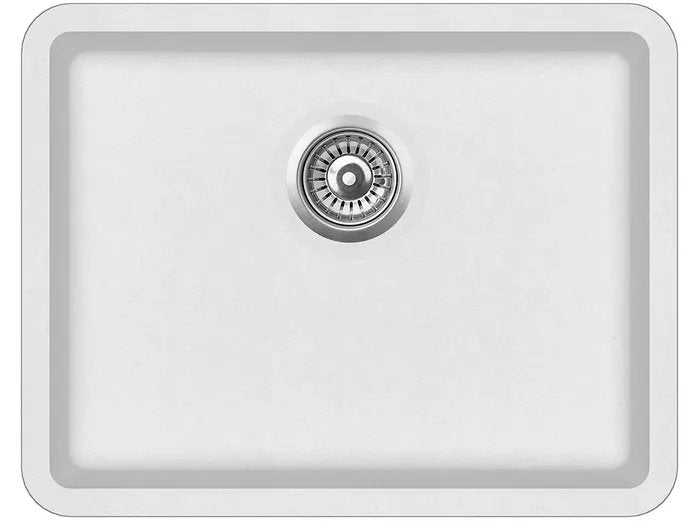 Milano Granite 585mm Sink Made In Europe - Ideal Bathroom CentreM-KB5846S-WMatte White
