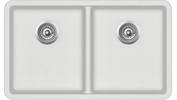 Milano Granite 810mm Black Sink Made In Europe - Ideal Bathroom CentreM-KB8148D-WMatte White