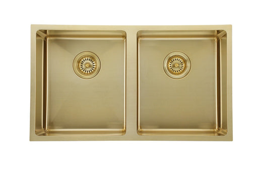 Milano Handmade 760mm Sink - Ideal Bathroom CentreM-S203BGBrushed Gold