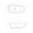 Milano Lyric Solid Surface Stone Bathtub - Ideal Bathroom CentreBT-SBO13001300mm