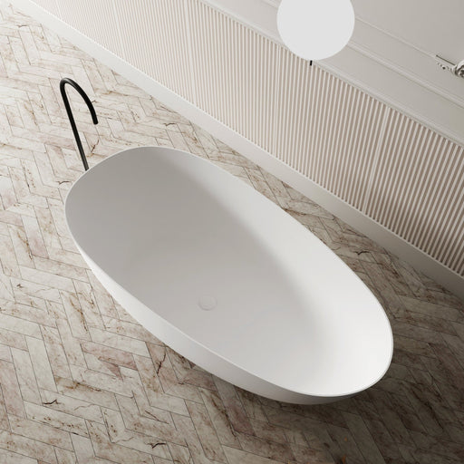 Milano Lyric Solid Surface Stone Bathtub - Ideal Bathroom CentreBT-SBO13001300mm