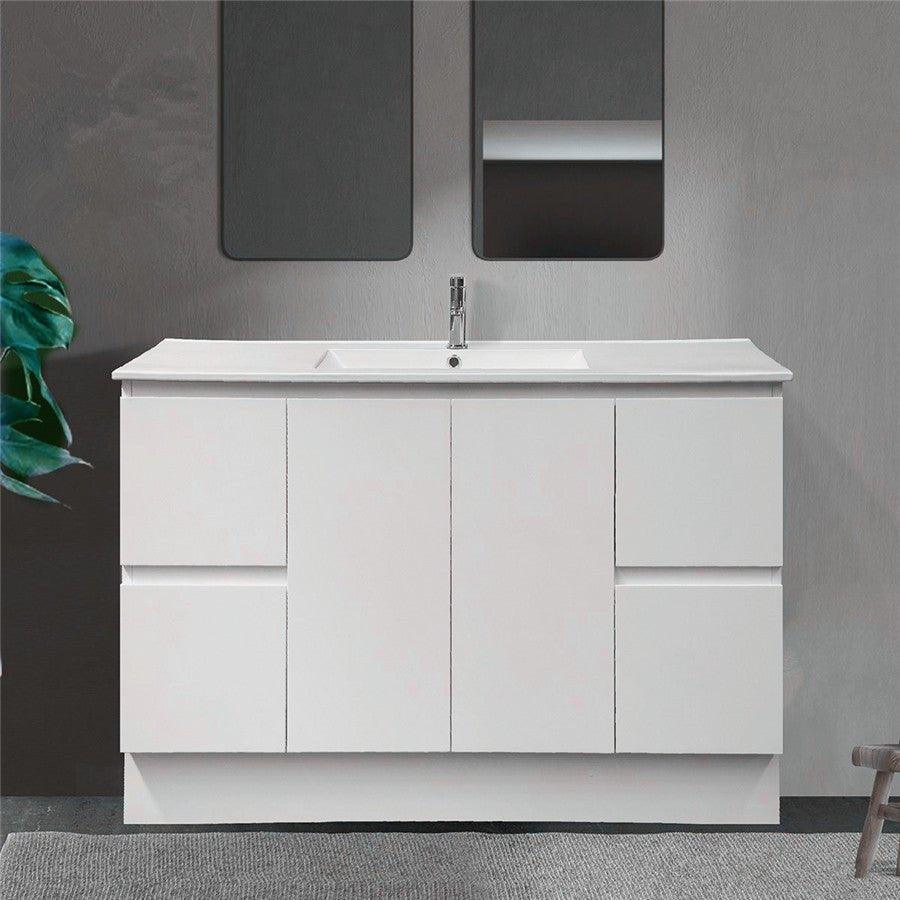 MILANO New Elegant 1200mm Freestanding Vanity — Ideal Bathroom Centre