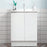 MILANO New Elegant 600mm Freestanding Vanity - Ideal Bathroom CentreEL-600WHCCeramic Top