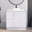 MILANO New Elegant 900mm Freestanding Vanity - Ideal Bathroom CentreEL-900LKSStone TopLeft Hand DrawerOn Kickboard