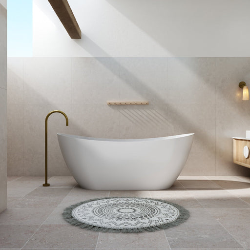 Milano Paris 1500/1700mm Freestanding Bath-Matte White - Ideal Bathroom CentreBT-PA1500MW1500mm