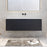 Milano Sicily V-Groove Wall Hung Vanity - Ideal Bathroom CentreSI1200EO1TH1200mmEmpire Black Oak1 Tap Hole