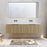 Milano Sicily V-Groove Wall Hung Vanity - Ideal Bathroom CentreSI1500BW1TH1500mm Double BowlBright Walnut1 Tap Hole