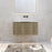 Milano Sicily V-Groove Wall Hung Vanity - Ideal Bathroom CentreSI750BW1TH750mmBright Walnut1 Tap Hole