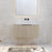 Milano Sicily V-Groove Wall Hung Vanity - Ideal Bathroom CentreSI750WO1TH750mmWashed Oak1 Tap Hole