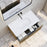 Milano Sicily V-Groove Wall Hung Vanity - Ideal Bathroom CentreSI900BW1TH900mmBright Walnut1 Tap Hole