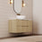 Milano Wave Flute Wall Hung Vanity Natural Oak - Ideal Bathroom CentreWAVE900WH-OAK900mmCentre Bowl