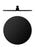 NERO 300MM ROUND SHOWER HEAD MATTE BLACK - Ideal Bathroom CentreNRROA1202MB