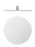 NERO 300MM ROUND SHOWER HEAD MATTE WHITE - Ideal Bathroom CentreNRROA1202MW