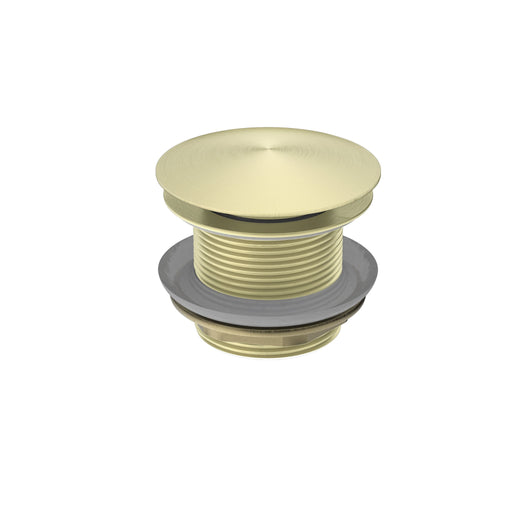NERO 40MM BATH POP-UP PLUG WITH REMOVABLE WASTE NO OVERFLOW BRUSHED GOLD - Ideal Bathroom CentreNRA707BG