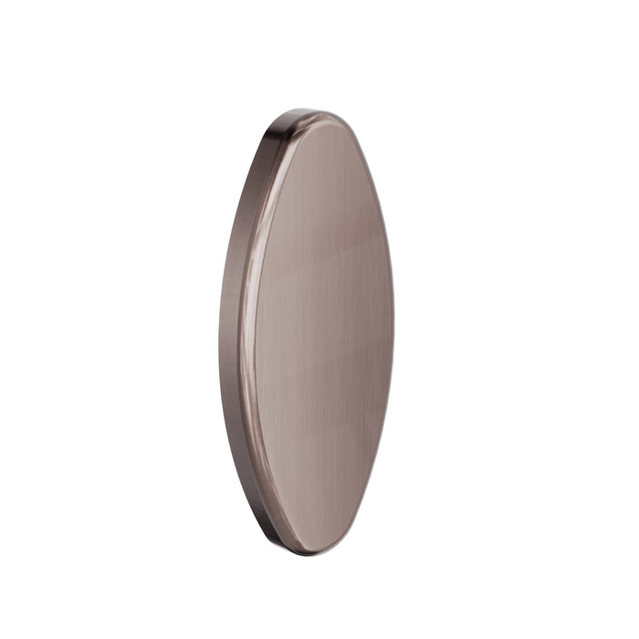 NERO BACKREST REMOVEABLE WALL COVER PLATE BRUSHED BRONZE - Ideal Bathroom CentreNRCR0005BZ