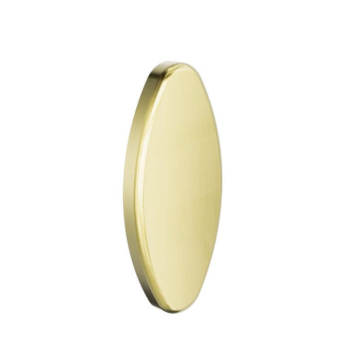 NERO BACKREST REMOVEABLE WALL COVER PLATE BRUSHED GOLD - Ideal Bathroom CentreNRCR0005BG