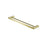 NERO BIANCA DOUBLE TOWEL RAIL 600MM BRUSHED GOLD - Ideal Bathroom CentreNR9024dBG