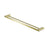 NERO BIANCA DOUBLE TOWEL RAIL 800MM BRUSHED GOLD - Ideal Bathroom CentreNR9030dBG