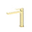 NERO BIANCA MID TALL BASIN MIXER BRUSHED GOLD - Ideal Bathroom CentreNR321501dBG