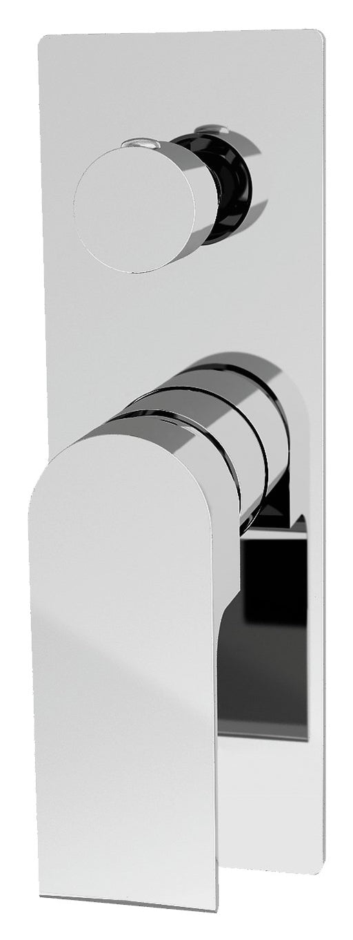 NERO BIANCA SHOWER MIXER WITH DIVERTOR CHROME - Ideal Bathroom CentreNR321511ACH