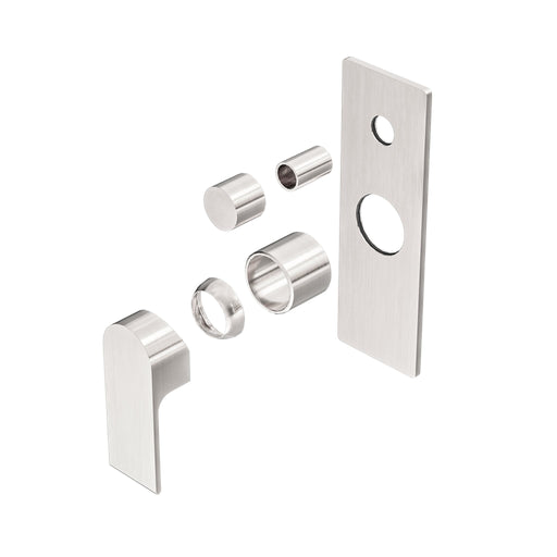 NERO BIANCA SHOWER MIXER WITH DIVERTOR TRIM KITS ONLY BRUSHED NICKEL - Ideal Bathroom CentreNR321511ATBN