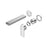 NERO BIANCA WALL BASIN/BATH MIXER SEPARATE BACK PLATE 187MM TRIM KITS ONLY CHROME - Ideal Bathroom CentreNR321510ETCH