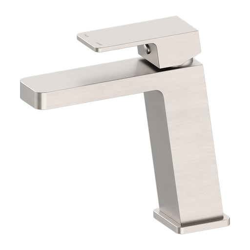 NERO CELIA BASIN MIXER ANGLE SPOUT BRUSHED NICKEL - Ideal Bathroom CentreNR301501BN