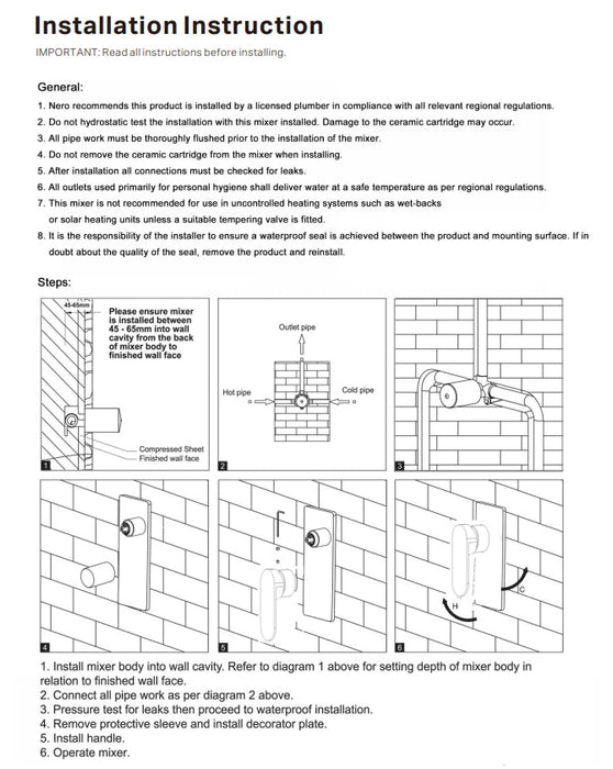 NERO CLASSIC SHOWER MIXER CHROME - Ideal Bathroom CentreNR110009CH