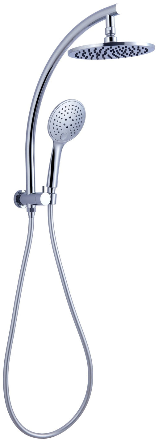 NERO DOLCE 2 IN 1 TWIN SHOWER CHROME - Ideal Bathroom CentreNR280705fCH