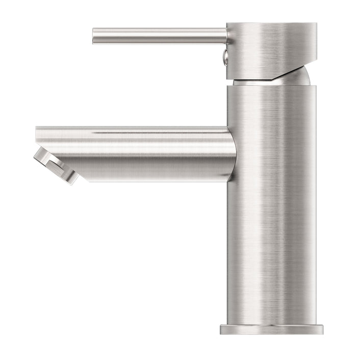NERO DOLCE BASIN MIXER STRAIGH SPOUT BRUSHED NICKEL - Ideal Bathroom CentreNR250802BN