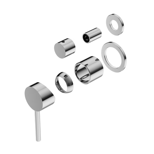 NERO DOLCE SHOWER MIXER WITH DIVERTOR SEPARATE BACK PLATE TRIM KITS ONLY CHROME - Ideal Bathroom CentreNR250811ETCH