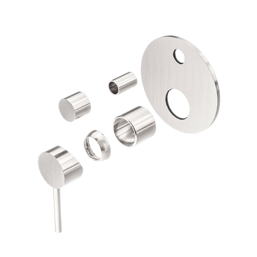 NERO DOLCE SHOWER MIXER WITH DIVERTOR TRIM KITS ONLY BRUSHED NICKEL - Ideal Bathroom CentreNR250811ATBN