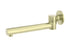 NERO DOLCE WALL MOUNTED SWIVEL BATH SPOUT ONLY BRUSHED GOLD - Ideal Bathroom CentreNR202BG